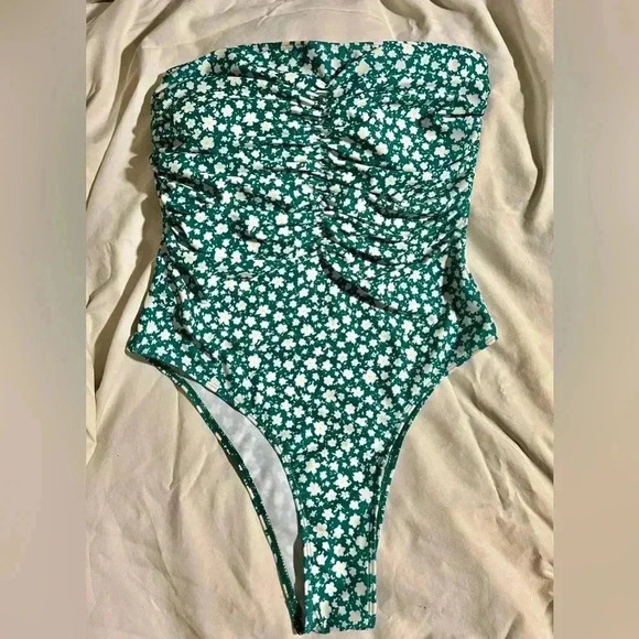 Floral One Piece Swimsuit - Picture 3 of 4